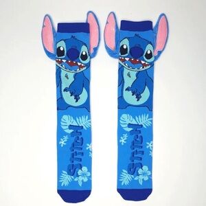 Blue Stitch Character Socks